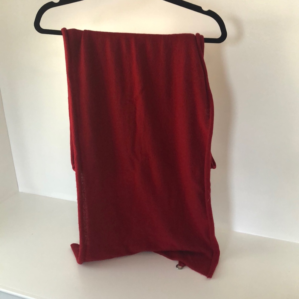 Maroon 100% Cashmere Scarf